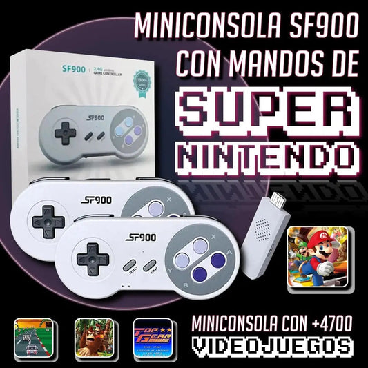 Mini consola retro SF900 ⭐⭐⭐⭐⭐